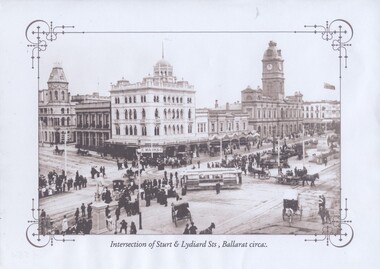 Intersection of Sturt & Lydiard Sts Ballarat.