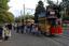 Museum horse tram operating 