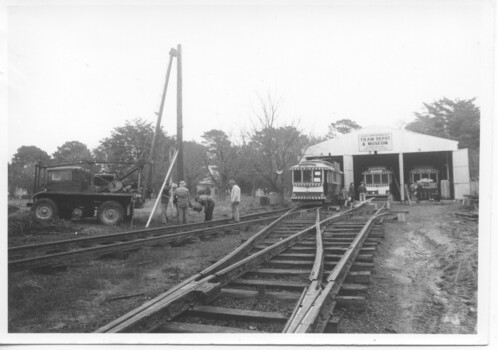 BTPS Depot - pole installation and trackwork