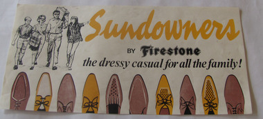 Poster, Firestone Rubber Company, Firestone Rubber Company "Sundowners", late 1960's