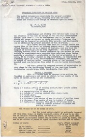 Manual - Procedure, State Electricity Commission of Victoria (SECV), "Graphical Location of Trolley Wire", 1935