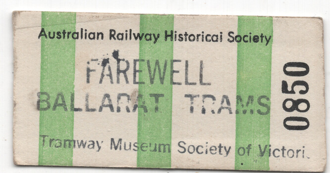 ARHS / TMSV joint tour to Farewell Ballarat Trams