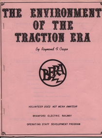 Book, Branford Electric Railway, "The Environment of the Traction Era", 1976