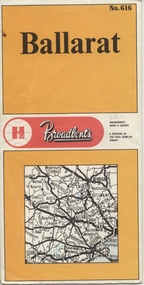 Map, Broadbent's, "Broadbent's Map 616 Ballarat", c1960