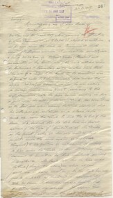 document - Correspondence, State Electricity Commission of Victoria (SECV), "Opening up of tram tracks by Plumber etc", Mar. 1937