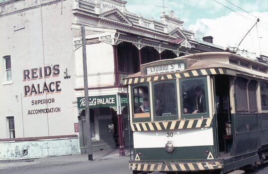 No. 30, Lydiard St North with Reid's Palace building 