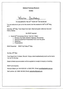 Memorabilia - Event Materials, Richard Gilbert and  Neil Lardner, 19/06/2011 12:00:00 AM