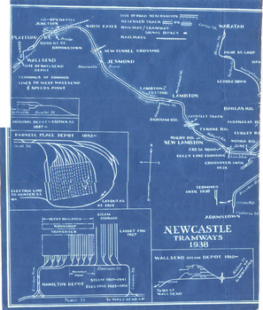 "Newcastle Tramways 1938"