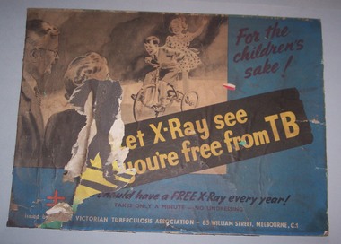 Poster, Victorian Tuberculous Association, 1970/1980