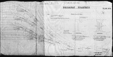 Hadfields plan for depot access tracks - from microfiche