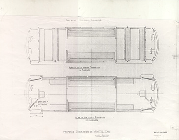 "Proposed conversion of MMTB Car."