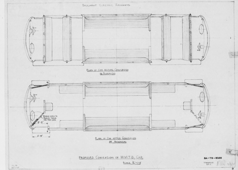 "Proposed conversion of MMTB Car."