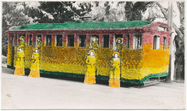 Photograph - Digital image, Tram 29 Floral Tram - 1939, Mar. 1939