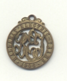 Badge - ESCO Councillor T J Hoare, Stokes & Sons Melbourne, 1906
