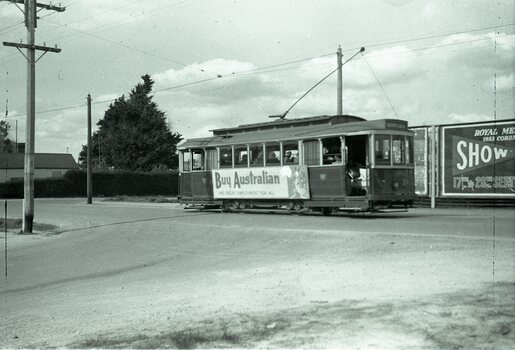 Ballarat 21 with "Buy Australian" panels - negative