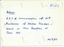 Notes on rear of print.
