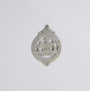 Union badge - Back