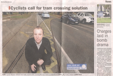 Newspaper, The Courier Ballarat, "On the wrong track", 13/06/2012 12:00:00 AM