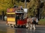 horse tram operating in Wendouree Parade