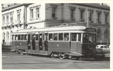 Tram 39 Lydiard St with Post Office in background