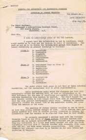 Document - Letter/s, Council of Scientific and Industrial Research (CSIRO), Aug. 1935
