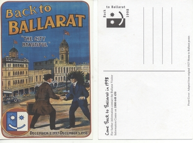 Postcard, City of Ballaarat, "Ballarat to Ballarat", 1997