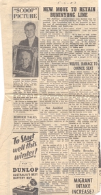 Newspaper, The Courier Ballarat, "New Move to Retain Buninyong Line", 5/06/1953 12:00:00 AM