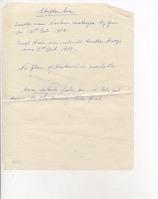 Handwritten note
