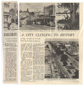 Magazine, Woman's Day, "Ballarat a City Clinging to History", 8/02/1960 12:00:00 AM