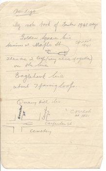Notes on the Crossing loops on Eaglehawk and Quarry Hill lines