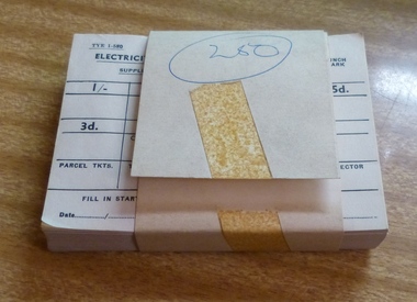 Document - Form/s, State Electricity Commission of Victoria (SECV), "Supplementary Trip Way Bill", early 1960's