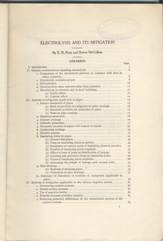 "Electrolysis and its Mitigation"