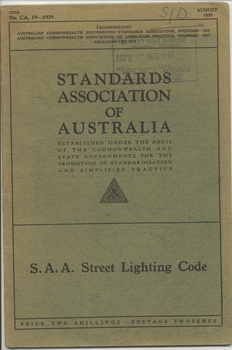 "SAA Street Lighting Code"