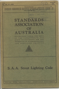"SAA Street Lighting Code"