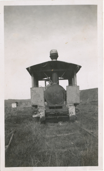 Former Bendigo Steam motors at David Mitchell Estate 