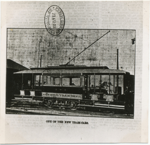 ESCo tram at time of opening