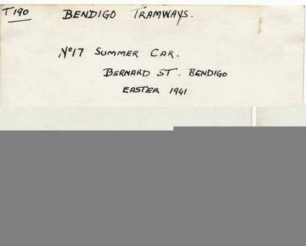 SECV  No. 17 Barnard St Bendigo - rear