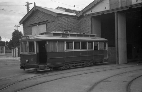 SECV Bendigo 13 outside the depot.
