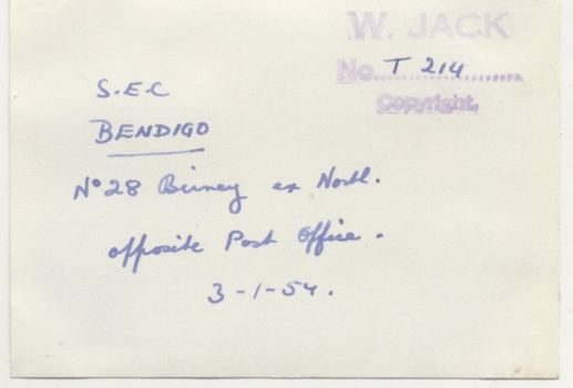 SECV Bendigo Birney No. 28 in Pall Mal - rear
