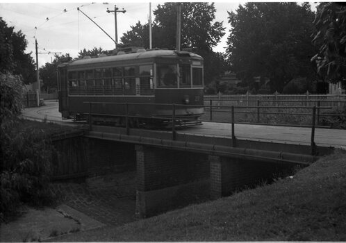 SECV  Bendigo Birney No. 27 crossing the bridge