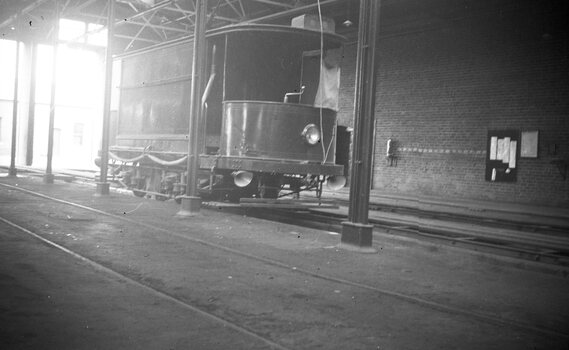SECV Bendigo original sprinkler or scrubber tram