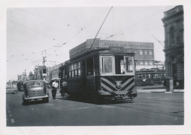 SECV Geelong tram 5 in Ryrie St.