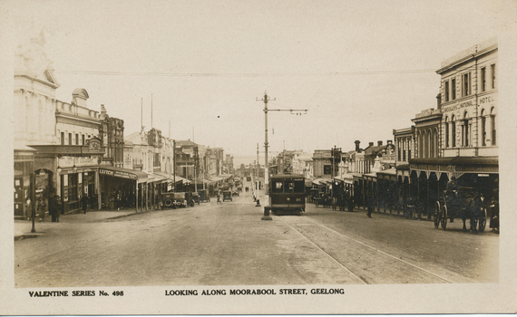 Moorabool St, Geelong with Birney No. 14
