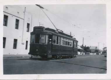 Photograph - Black & White Photograph/s Geelong 18 at West terminus, 8/01/1956