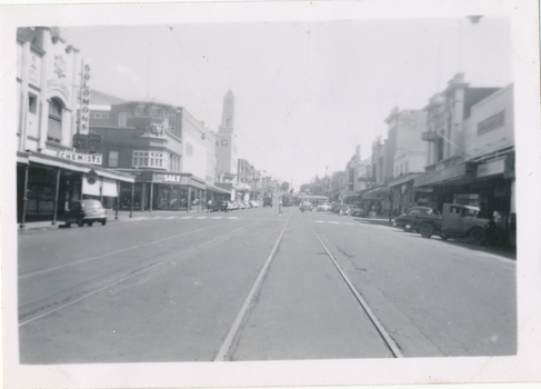 Geelong - Moorabool Street looking south from Malop St