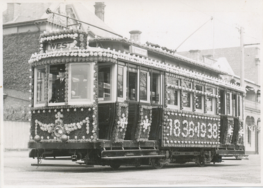 Geelong No. 23 decorated for the Centenary 