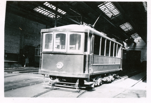 SECV Geelong Scrubber in depot.