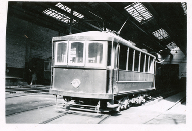 SECV Geelong Scrubber in depot.