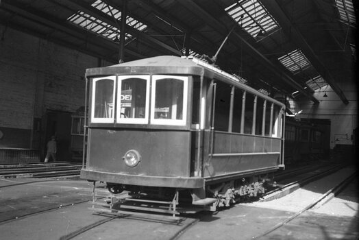 SECV Geelong Scrubber in depot.