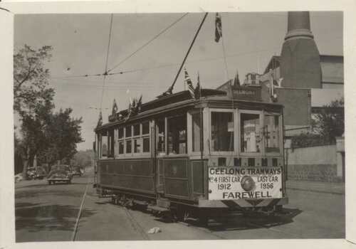 SECV Geelong, last official tram - set of 3